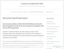 Tablet Screenshot of guardcor.com